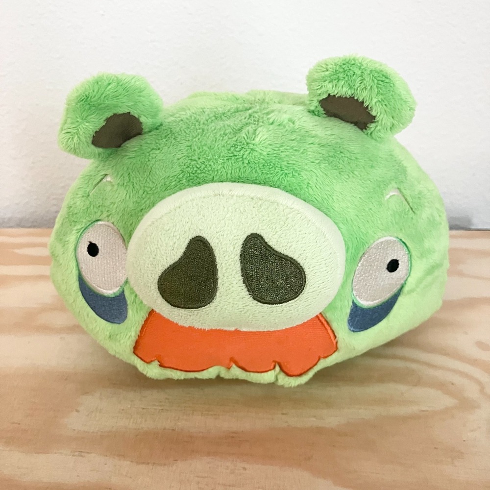 Grandpa Moustache Pig Angry Birds 7" Plush 2012 Commonwealth No Sound